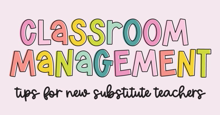 Classroom Management Tips for New Substitute Teachers